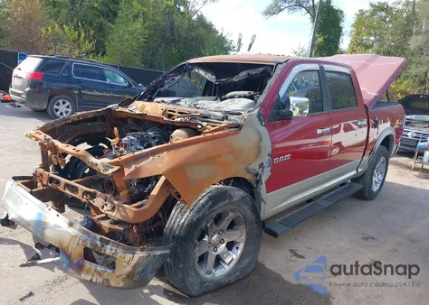 2010 Dodge Ram 1500 Laramie из США, поврежденный, VIN 1D7RV1CT2AS186687